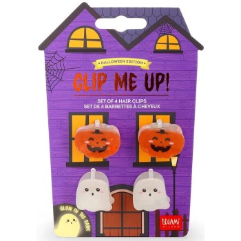 Set di 4 Mini Mollette per Capelli Halloween - Clip Me...