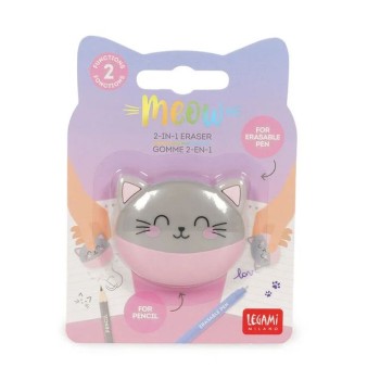Gomma 2-in-1 - Meow - Kitty - Gatto Legami