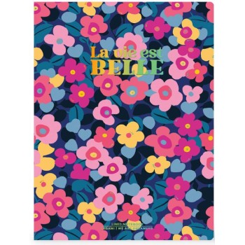 Quaderno a Righe A6 con Copertina Rigida Illustrata -...