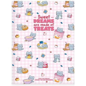 Quaderno a Righe A6 con Copertina Rigida Illustrata -...