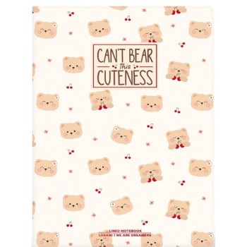 Quaderno a Righe A6 con Copertina Rigida Illustrata -...