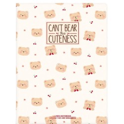 Quaderno Foglio Bianco A5 con Copertina Rigida Illustrata - Teddy Bear - Orso Legami