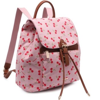 Zaino Naj-Oleari Cerise Rosa con Ciliegie