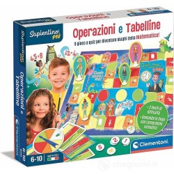 CLEMENTONI SAPIENTINO PIU OPERAZIONI E TABELLINE