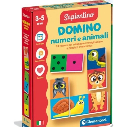 Domino numeri e animali