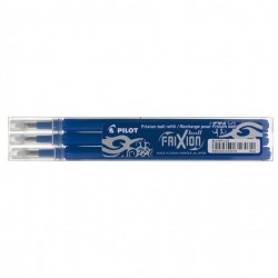 Set 3 refill blu Pilot Frixion 0,7mm