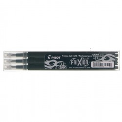 Set 3 refill nero Pilot Frixion 0,7mm