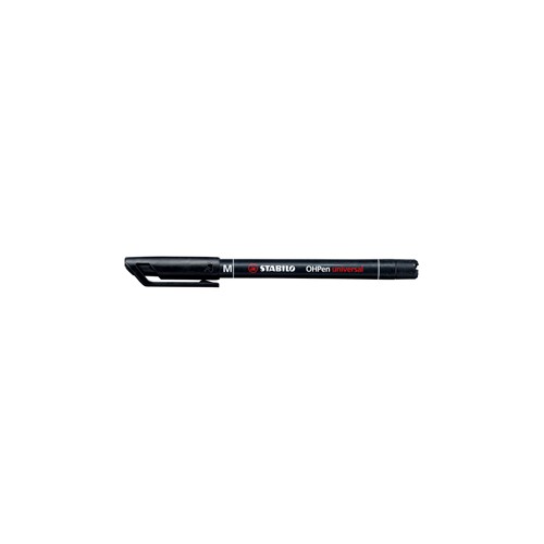 Pennarello Stabilo OHPen 843/46 permanente Medio nero