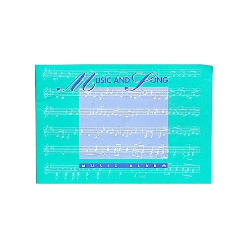 Quaderno pentagrammato album musica 17x24
