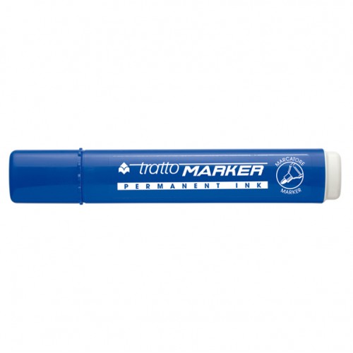 Pennarello Tratto Marker punta tonda blu