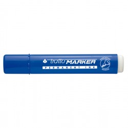 Pennarello Tratto Marker punta tonda blu