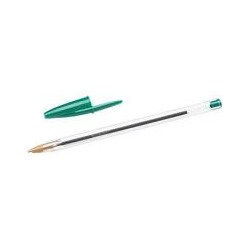 Penna Bic Cristal Original punta media 1,00mm verde