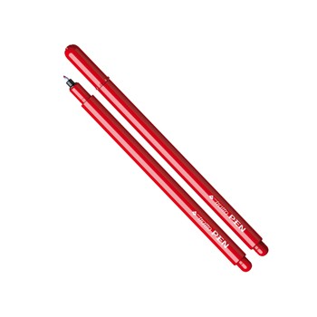 Pennarello tratto pen new metal rosso 2