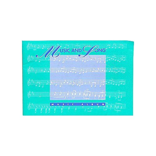 Quaderno pentagrammato album musica 17x24