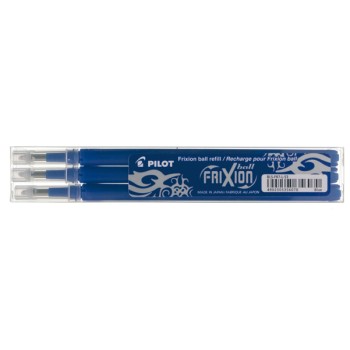 Set 3 refill blu Pilot Frixion 0,7mm 2