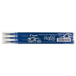 Set 3 refill blu Pilot Frixion 0,7mm