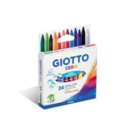 Astuccio 24 pastelli cera 90mm ? 8.5mm giotto