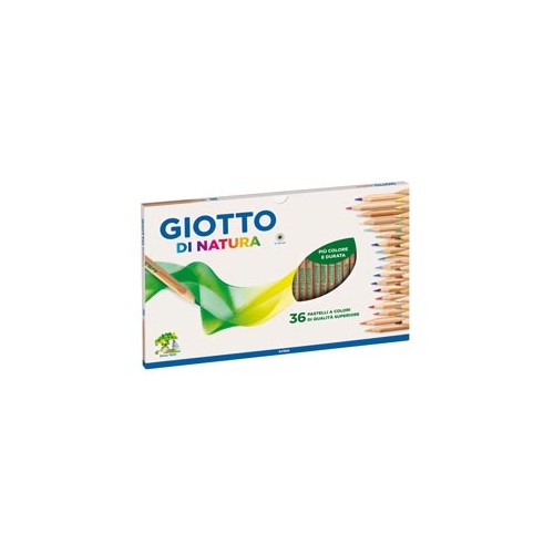Astuccio 36 pastelli giotto di natura