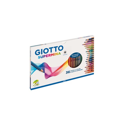 Astuccio 36 pastelli supermina giotto
