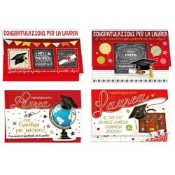 Biglietto augurale portasoldi Laurea