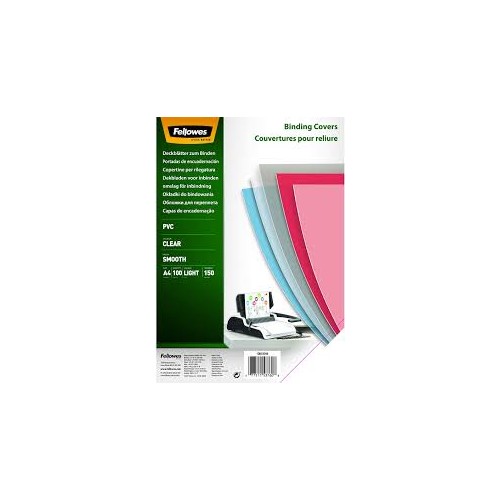 Cf da 100 copertine clear pvc 150mic A4...