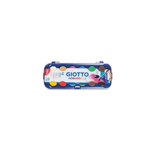 Acquerelli Giotto da 12 colori pastiglie da 30mm