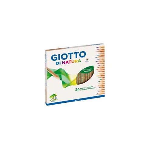 Astuccio 24 pastelli giotto di natura