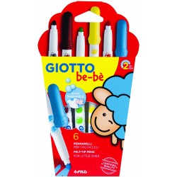 Giotto bebè Superpennarelli astuccio 6 colori