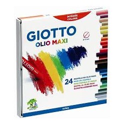 Astuccio 24 pastelli giotto olio