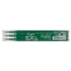 Set 3 refill verde Pilot Frixion 0,7mm