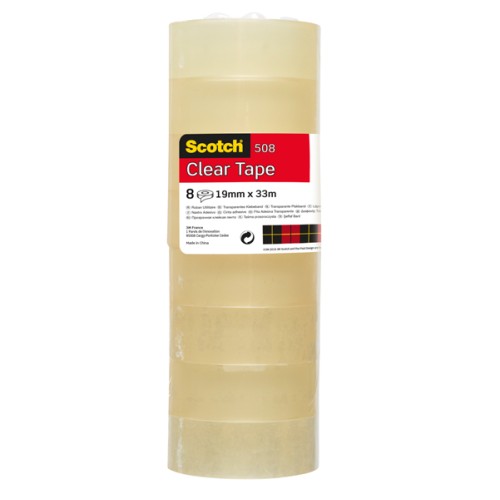 Rotolo nastro adesivo Scotch 3M 508 19mm X 33mt...