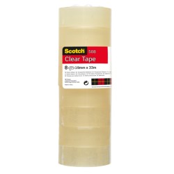 Rotolo nastro adesivo Scotch 3M 508 19mm X 33mt in ppl