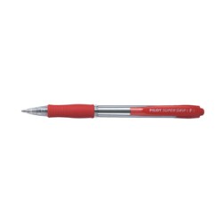 Penna Pilot Super Grip F 0,7 rossa