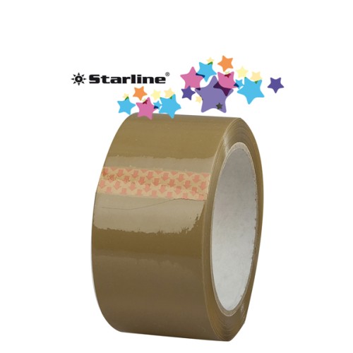 Nastro adesivo da imballo 50mm x 66mt avana in ppl