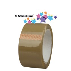 Nastro adesivo da imballo 50mm x 66mt avana in ppl