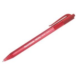 Penna a sfera a scatto - inkjoy rosso