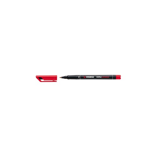 Pennarello stabilo ohpen 842 permanente fine rosso