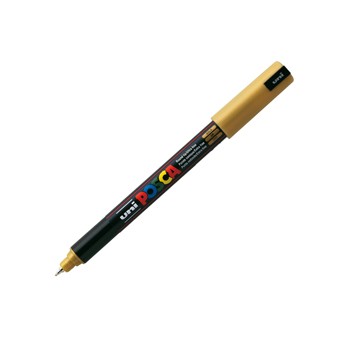 Marcatore uni posca pen pc1m p. Extra fine 0,7mm oro 2
