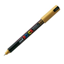 Marcatore uni posca pen pc1m p. Extra fine 0,7mm oro
