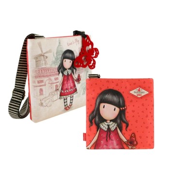 Gorjuss santoro borsa tracolla piatta ragazza bambina 2