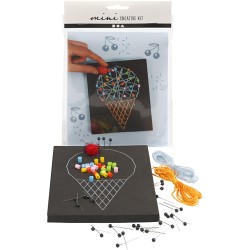 Mini kit creativo, cono gelato, 1 set