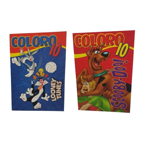 Looney tunes / scooby doo color album