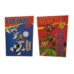 Looney tunes / scooby doo color album