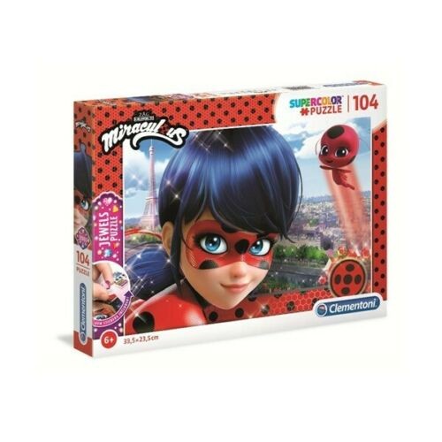 Puzzle 104 pezzi miraculous / 33,5 x 23,5 / 6+