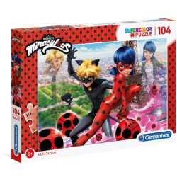 Puzzle 104 pezzi miraculous /48,5 x 33,5 / 6+