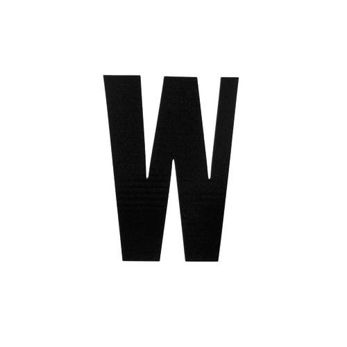 Lettera w adesiva cm 7
