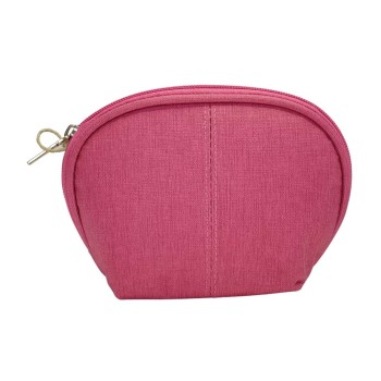 Pochette lady donna con zip in ecopelle colori fucsia, viola, celeste 2