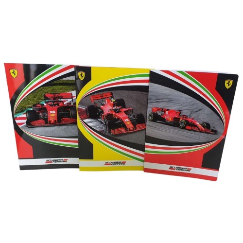 Quaderno a4 maxi 1 rigo ferrari kids
