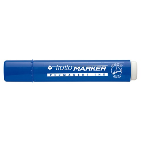 Pennarello Tratto Marker punta tonda blu