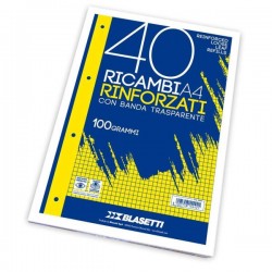 Ricambi rinforzati quadretti 4m 100 grammi